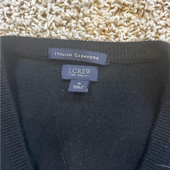 Jcrew Men’s Sweater, Italian, cashmere, size small, black - Picture 2 of 3